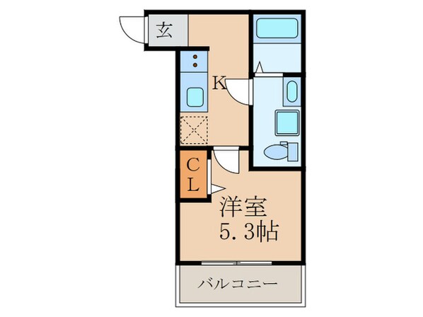 ワイズ七瀬川の物件間取画像